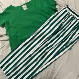 Green SHEIN outfit